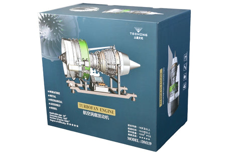 TECHING DM119 Turbofan Engine metal model kit