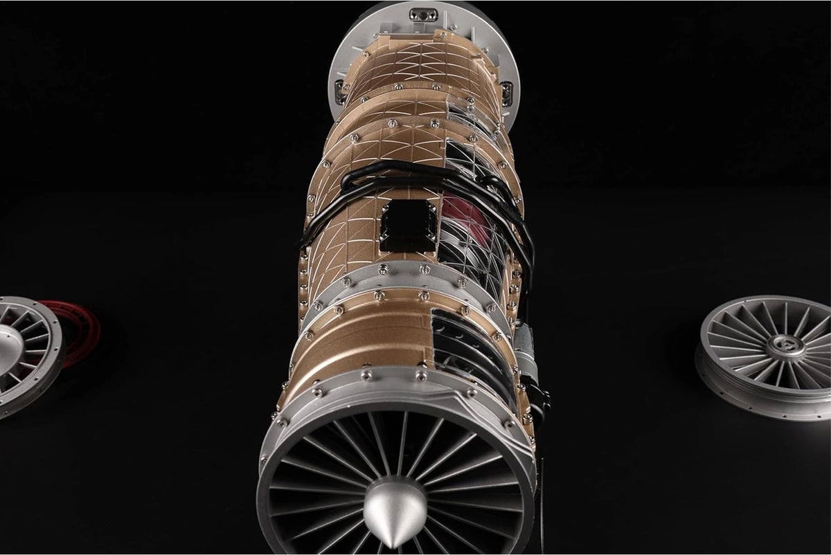 TECHING DM135 Low Bypass Turbofan Engine metal model kit