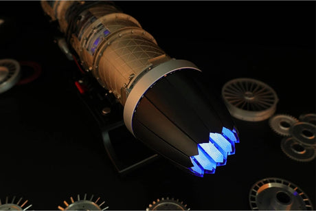 TECHING DM135 Low Bypass Turbofan Engine metal model kit