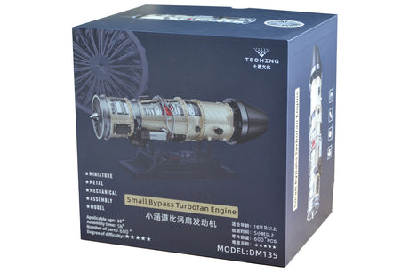 TECHING DM135 Low Bypass Turbofan Engine metal model kit