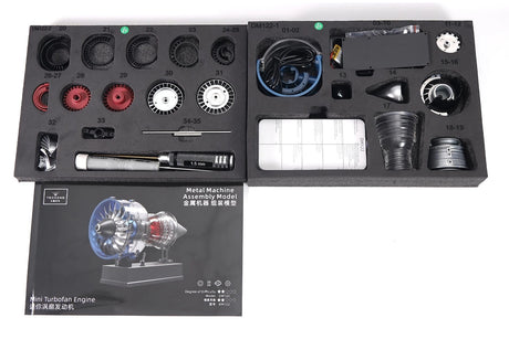 TECHING DM122 Mini Turbofan Engine metal model kit