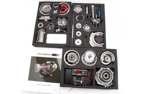 TECHING DM136 T-700 Turboshaft Engine metal model kit