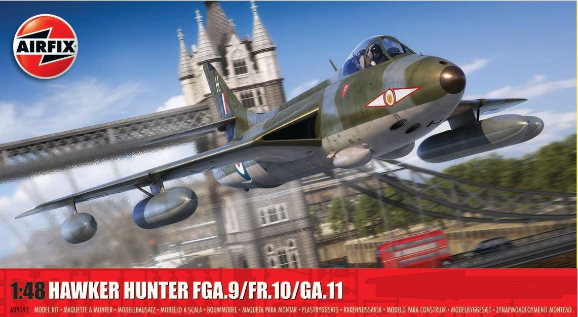 A09192 | Airfix 1:48 | Hawker Hunter FGA.9/FR.10/GA.11 (model kit)