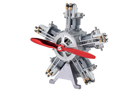 TECHING DM116 5-Cylinder Radial Engine metal model kit