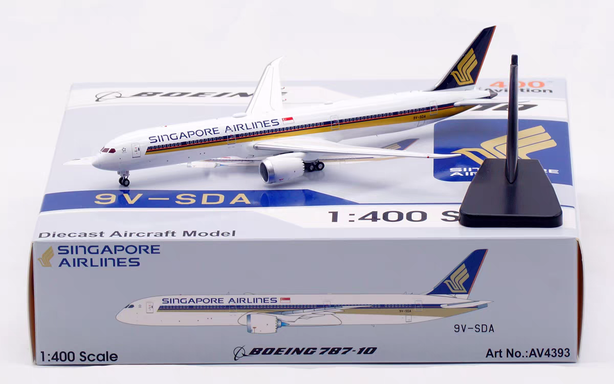 AV4393 | Aviation 400 | Boeing 787-10 Dreamliner Singapore Airlines 9V-SDA
