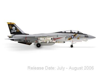 551502 | Herpa Wings 1:200 1:200 | Grumman F-14A Tomcat US Navy VF-84 'Jolly Rogers'