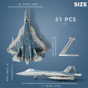 WIBU0011 | Unbranded | Su-57s Jet Building Blocks