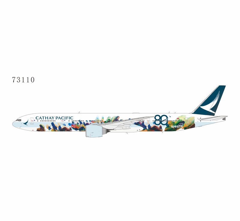NG73110 | NG Models 1:400 | Boeing 777‑300ER Cathay Pacific B-KQU Spirit of Hong Kong – 80th Anniversary | is due August 2026