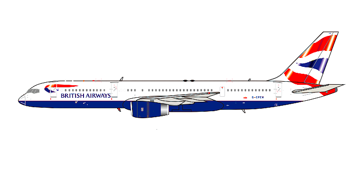 ARDBA134 | ARD Models 1:200 | Boeing 757-236 British Airways 'Chatham' G-CPEM (with stand) | was due April 2025
