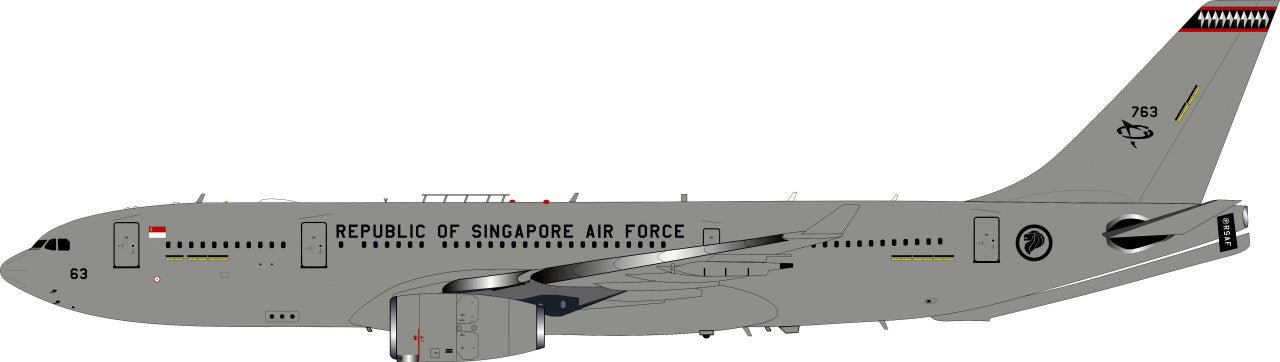 AV4MRTT03 |  1:400 | Airbus A330-243 MRTT Singapore Air Force 763 (with stand)