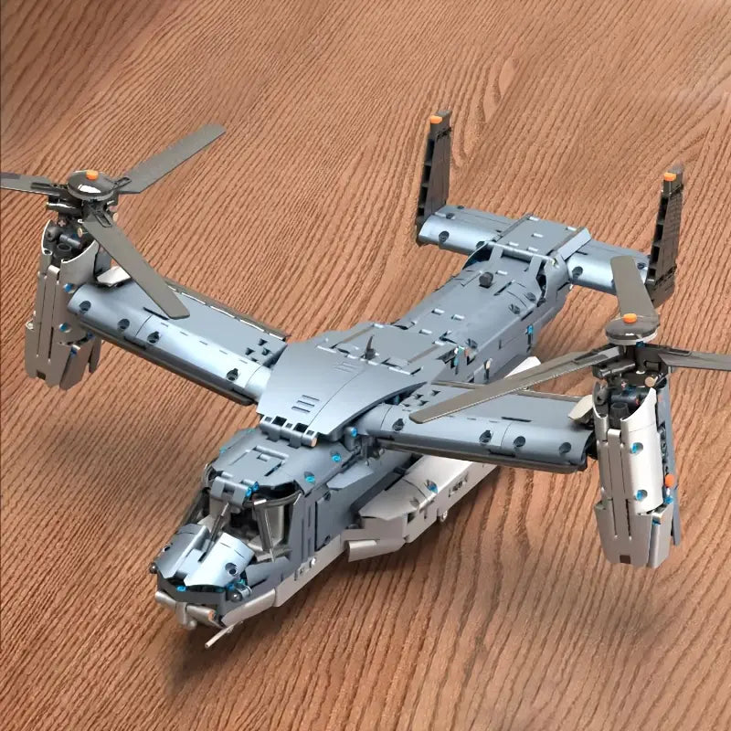 WIBU0007 | Unbranded | Twin Propeller Osprey Building Blocks 1486 pcs