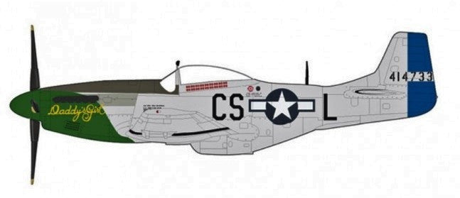 HA7748 | Hobby Master Military 1:48 | P-51D Mustang Daddy's Girl flown by Major Ray Wetmore, 370th FS, 359th FG,  East Wretham, Norfolk, 1945