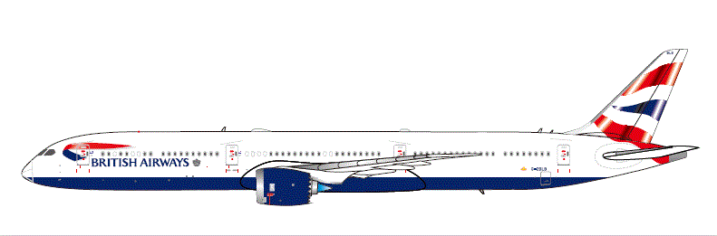 ARD4BA16 | ARD Models 1:400 | Boeing 787-10 British Airways Chatham G-ZBLB | is due April 2025