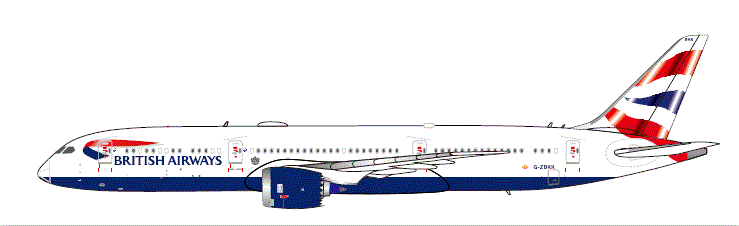 ARD4BA15 | ARD Models 1:400 | Boeing 787-9 British Airways Chatham G-ZBKK | was due April 2025