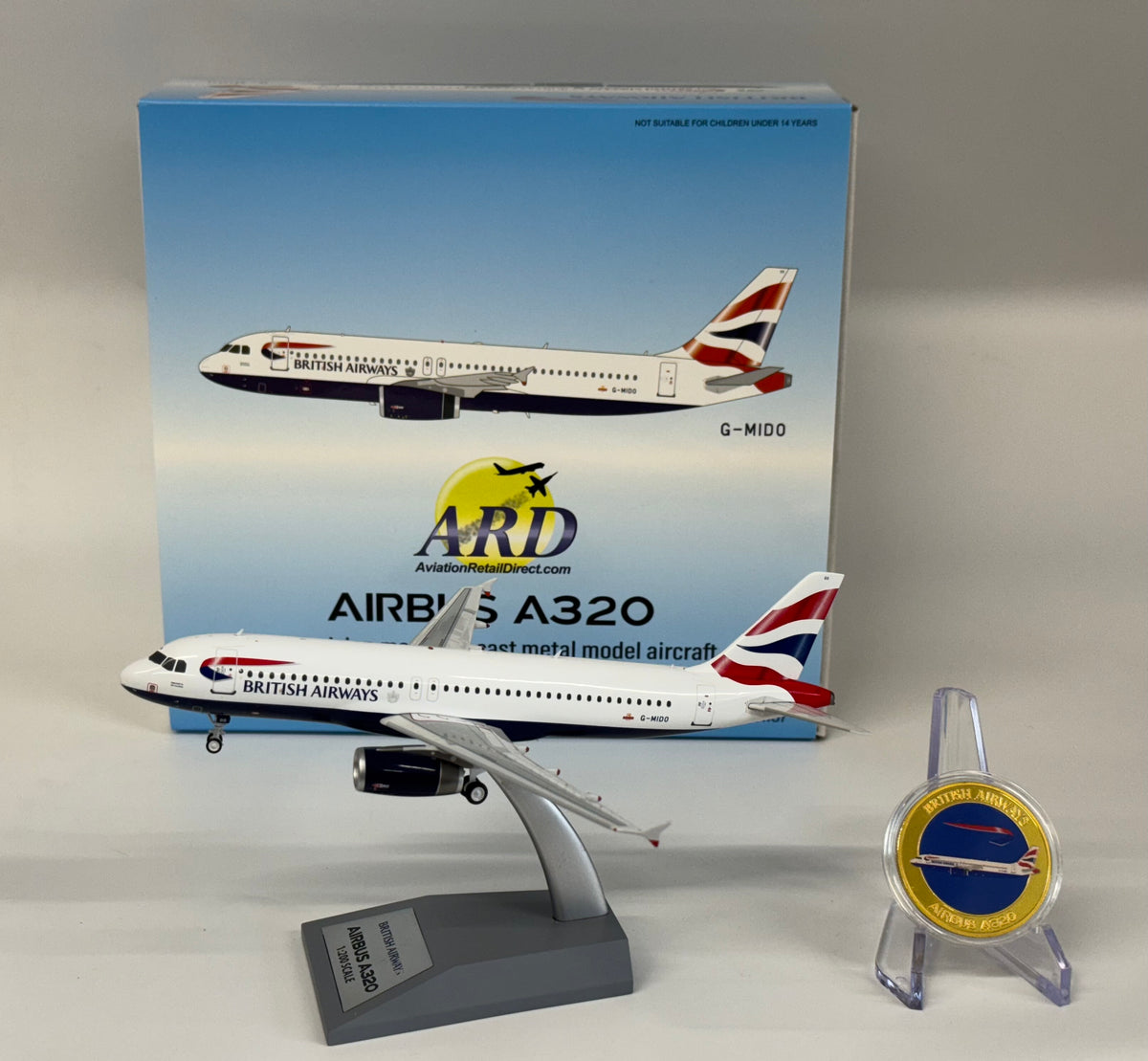 BritishAirways｜エアバス A320　1 / 200｜Gemini A320-200 1:200 Diecast Model - GeminiJets GJ-G2BAW424 - $73.95