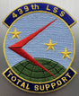 PATCH7 | ARD Souvenirs Patches | 100mm Embroidered Patch - 439th LSS 'Total Support'.