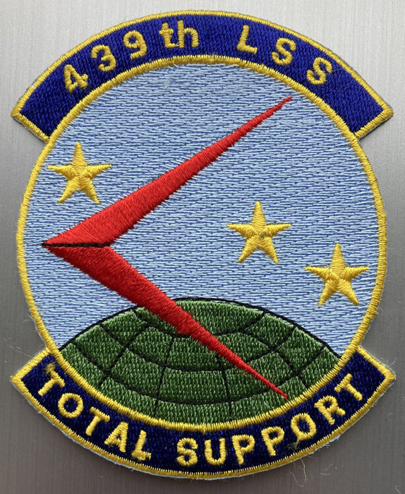 PATCH7 | ARD Souvenirs Patches | 100mm Embroidered Patch - 439th LSS 'Total Support'.