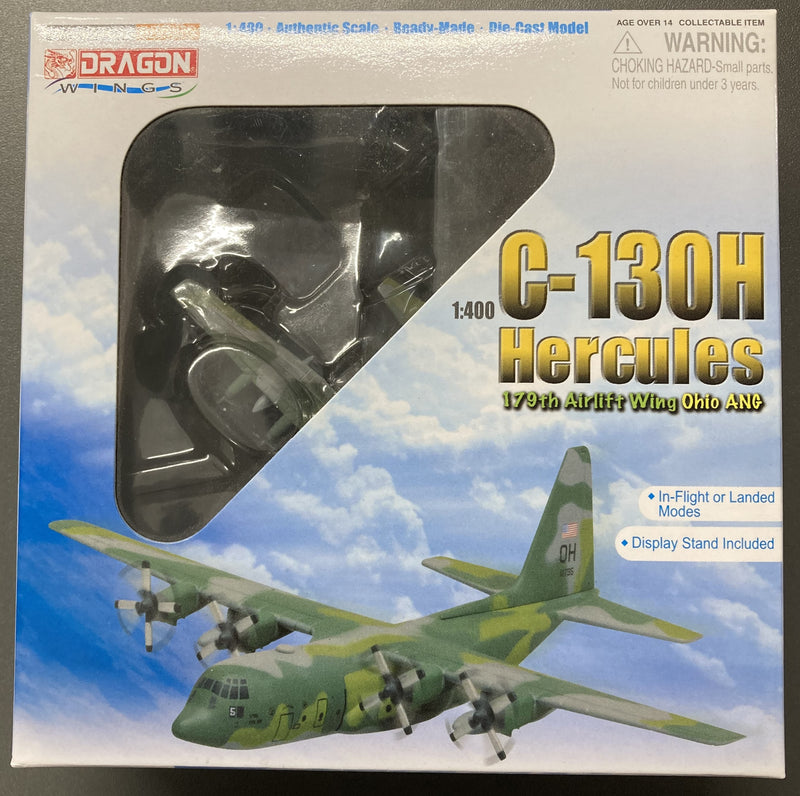 DRW56297 | Dragon Warbirds 1:400 | C-130H Hercules USAF 179th Airlift Wing, Ohio ANG
