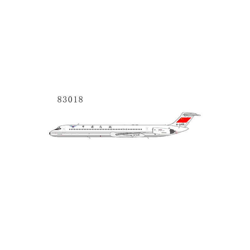 NG83018 | NG Models 1:400 |  CAAC MD-82 B-2109 ( without cheatline; polished belly)