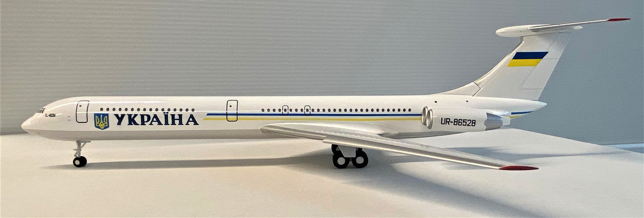 IL62UR2 | Herpa Wings 1:200 | Ilyushin IL-62M Ukraine Government UR-86528