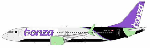 NG88032 | NG Models 1:400 | Boeing 737 MAX 8 Flair Airlines 'Bonza Airline' C-FLKC 'hybrid livery'