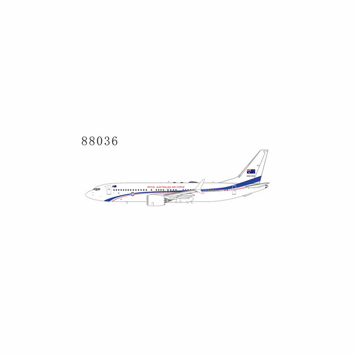 NG88036 | NG Models 1:400 | BBJ Boeing 737 MAX Royal Australian Air Force (RAAF) A62-002 | was due December 2024