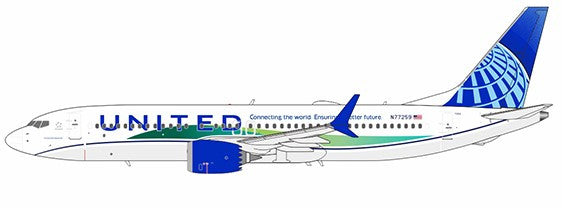 NG88039 | NG Models 1:400 | Boeing 737 MAX 8 United Airlines N77259 (Connecting the world, ensuring a better future, sticker) | was due October 2024