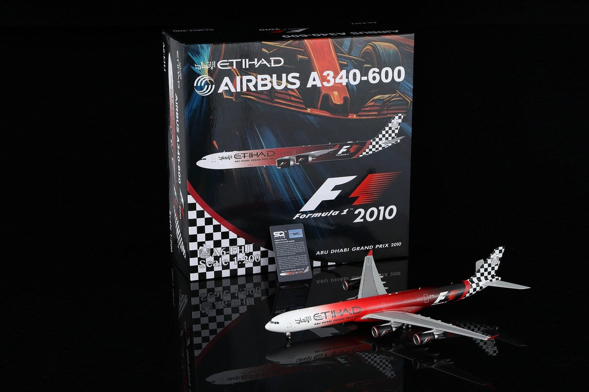 L2166 | SQ Wings 1:200 | A340-600 Etihad Airways A6-EHJ ABU DHABI GRAND PRIX 2010