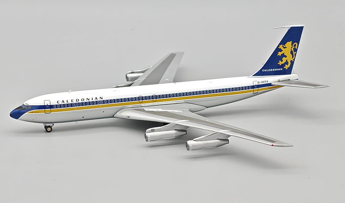 IF707CD0725PR | InFlight200 1:200 | Boeing 707-399C Caledonian Airways G-AVKA with stand | was due June 2025