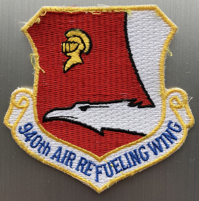 PATCH8 | ARD Souvenirs Patches | 80mm Embroidered Patch - 940th Air refueling Wing.