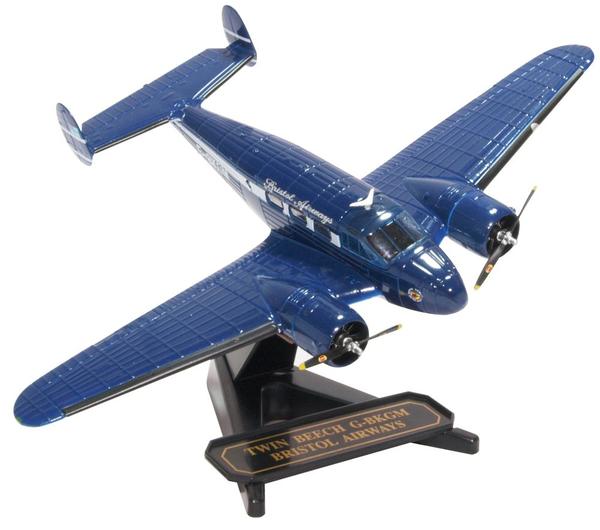 OX72BE001 | Oxford Die-cast 1:72 | Twin BEECH Bristol Airways G-BKGM