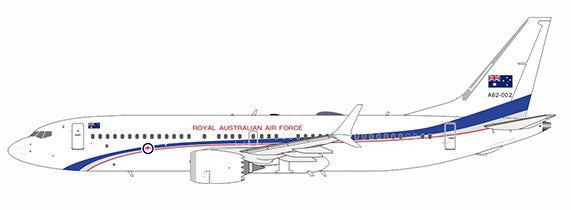 NG92008 | NG Models 1:200 | Boeing 737 MAX 8 Royal Australian Air Force (RAAF)VIP A62-002(with stand) | was due February 2025