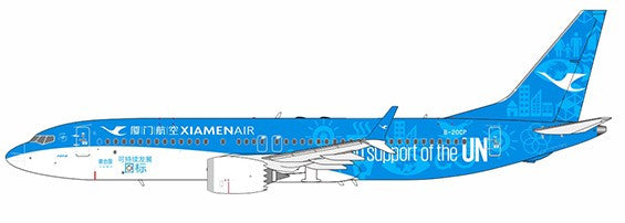 NG92009 | NG Models 1:200 | Boeing 737 MAX 8 Xiamen Airlines B-20CP (UN Dream)(with stand) | was due February 2025