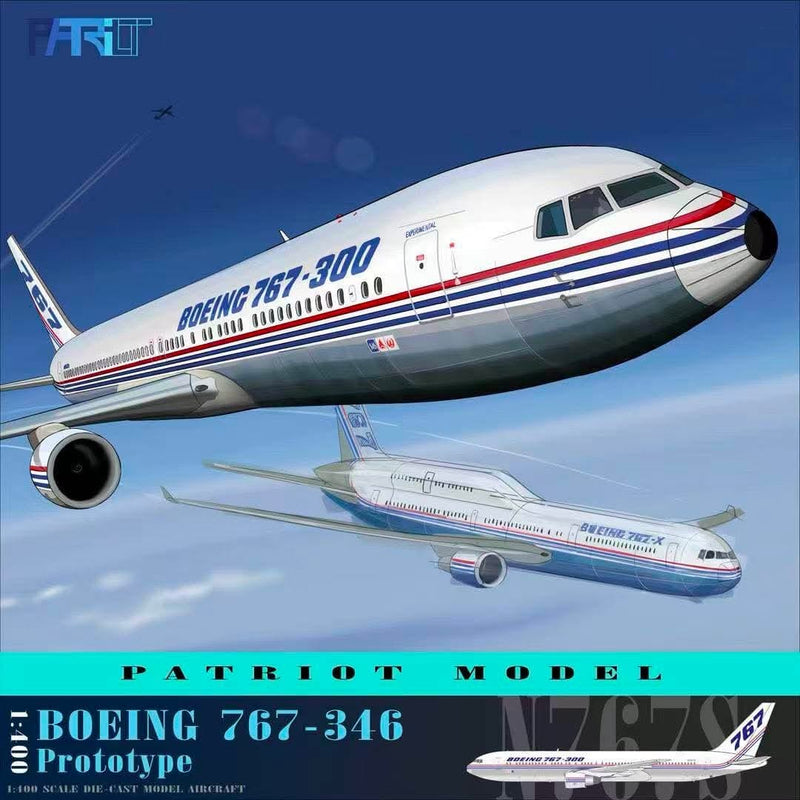 PT-400-024 | Patriot Models 1:400 | Boeing 767-300 Boeing House Colours | is due Febuary 2026