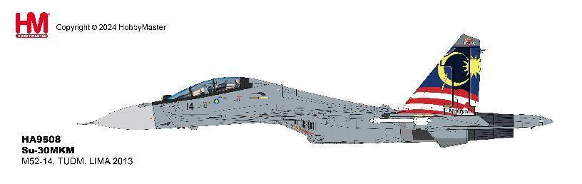 HA9508 | Hobby Master Military 1:72 | Su-30MKM M52-14, TUDM, LIMA 2013 | is due April 2025