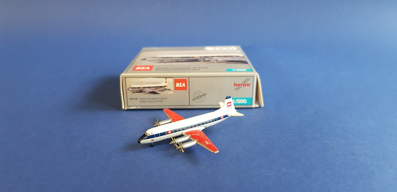 510738 | Herpa Wings 1:500 | Viscount 800 BEA G-AOJB