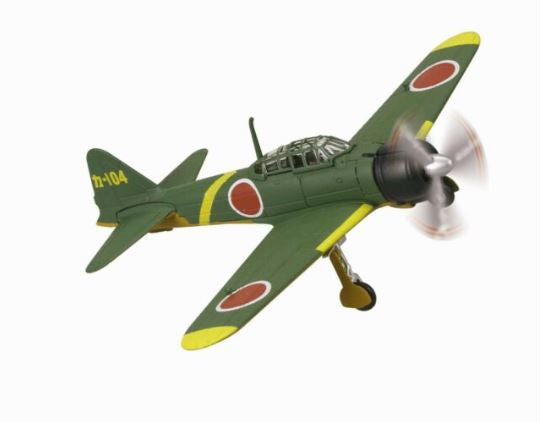 AA33104 | Corgi 1:72 | Mitsubishi A6M2-21 Zero Imperial Japanese Naval Air Service Yellow 104 Kasumigaura Flying Group, Kasumigaura, Japan 1943