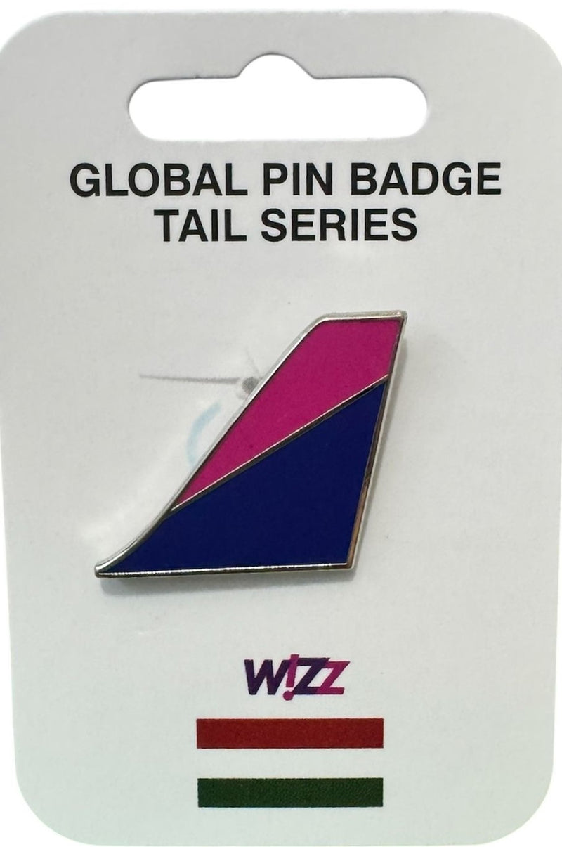 PINWIZZ | ARD Souvenirs Pin Badges | Tail Pin - Wizz Air