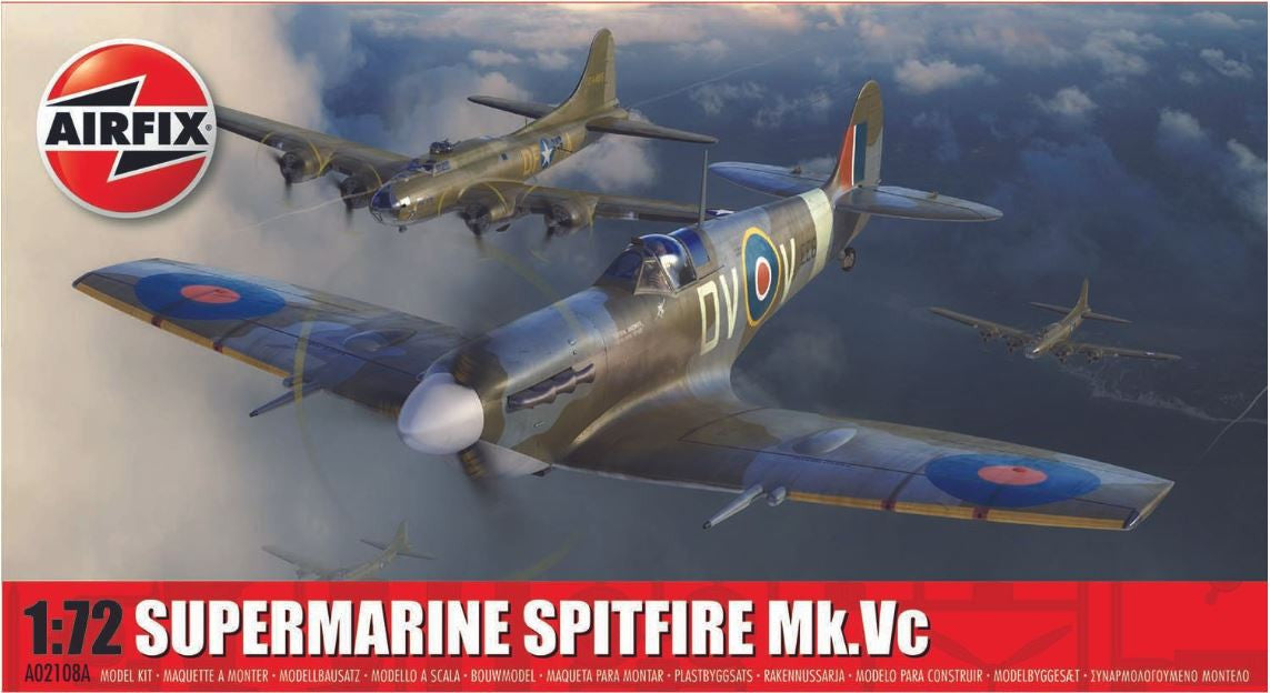 A02108A | Airfix 1:72 | Supermarine Spitfire Mk.Vc 1:72 scale (model kit)