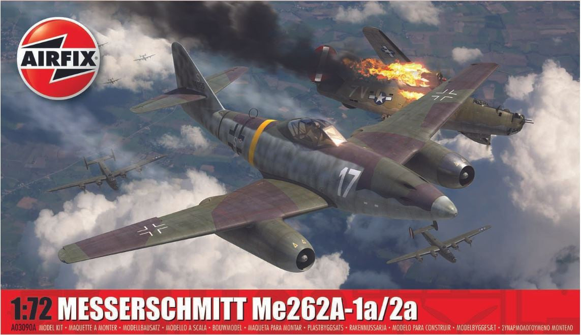 A03090A | Airfix 1:72 |  Airfix kit - Messerschmitt Me262-1a/2a 1:72 scale