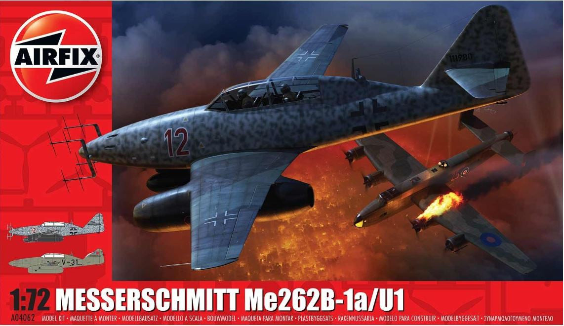 A04062 | Airfix 1:72 | Messerschmitt Me 262B-1a/U1 (model kit)