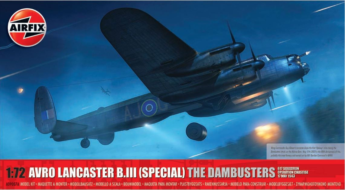 A09007A | Airfix 1:72 | Avro Lancaster B.III (Special) 'The Dambusters' (model kit)