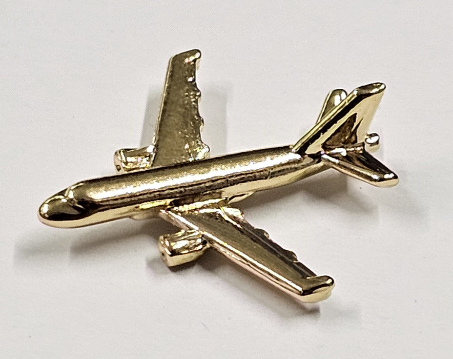 CL010 | Clivedon Collection Pin Badges | AIRBUS A220 22ct Gold plated pin badge