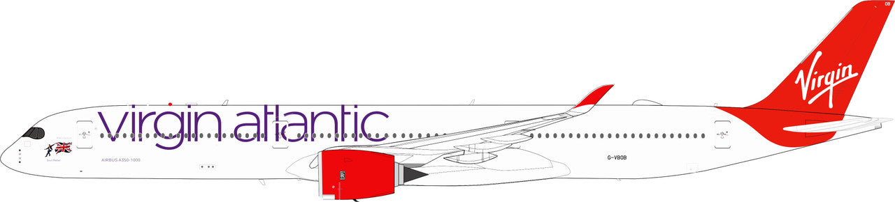 B-VIR-35X-BOB | Blue Box 1:200 | Airbus A350-1000 Virgin Atlantic G-VBOB (with stand)**PRE OWNED**