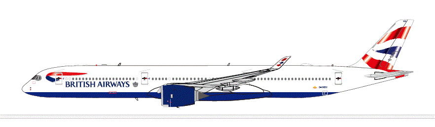 ARD4BA19 | ARD Models 1:400 | Airbus A350-1000 British Airways G-XWBF | is due April 2025