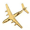 CL019 | Clivedon Collection Pin Badges | Airbus A400M 'Atlas' 22ct Gold plated pin badge