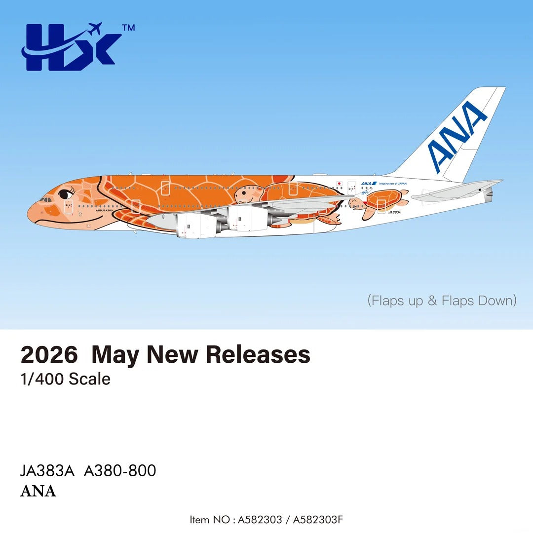 Aviation ANA A380-800 1:400 全日空 JA381A A582303 | HX Models 1:400 | ANA Airbus A380 