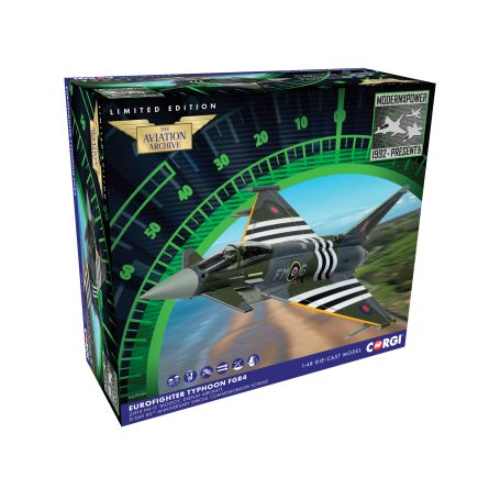AA29004 | Corgi 1:48 | Eurofighter Typhoon FGR4 ‘Moggy' - RAF No.29 Sqn - 2024 D-Day Anniversary Display Scheme