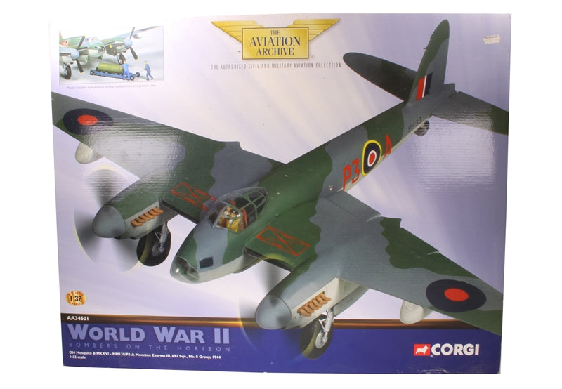 AA34601 | Corgi 1/32 Die-Cast | De Havilland Mosquito B Mk XVI Royal Air Force | Reg:MM138/P3-A