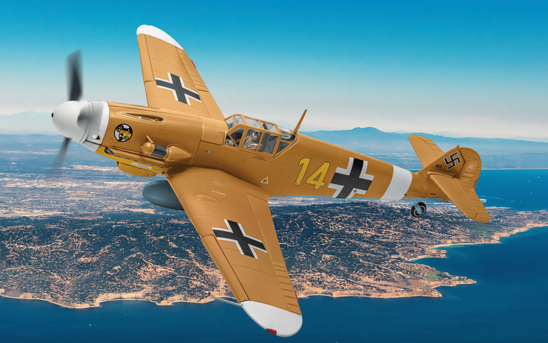 AA34910 | Corgi 1:32 | Messerschmitt Bf 109F-4 (Trop), Hans Joachim Marseille, 1942
